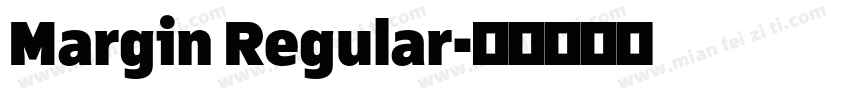 Margin Regular字体转换